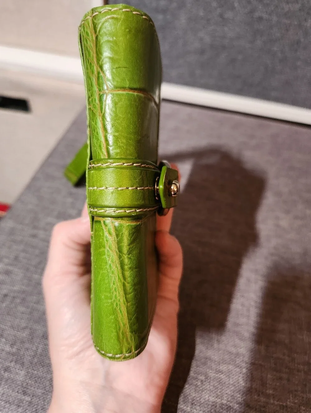 Dooney And Bourke Croc Embossed Wristlet